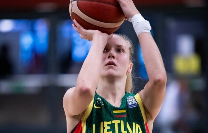 E.Zabotkaitė buvo tarp rinktinės lyderių (LKF nuotr.)