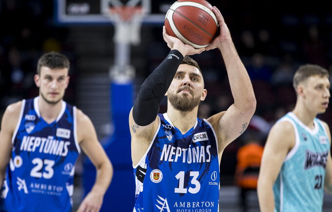 D.Gailius negailėjo tritaškių (LKL nuotr.)