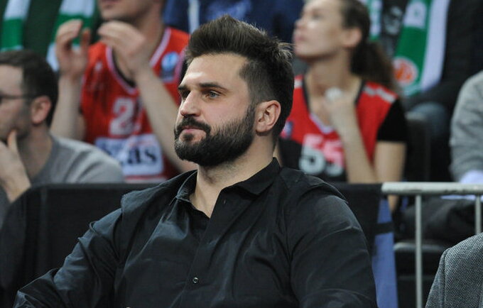 L.Kleiza pasidalino mintimis apie laukiančią dvikovą (Rokas Lukoševičius, Fotodiena.lt)