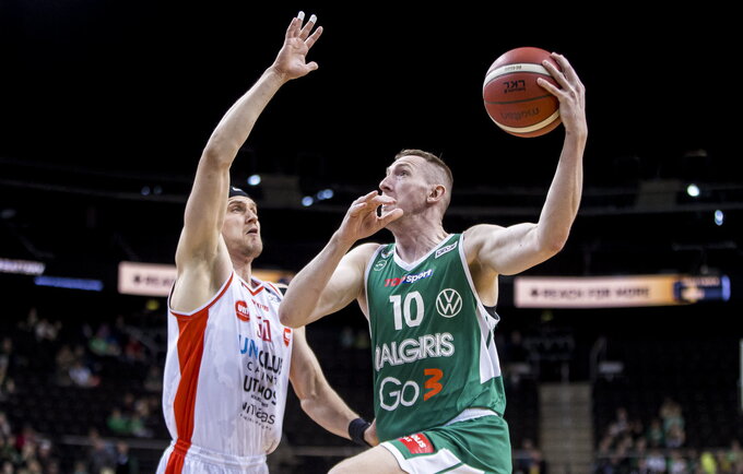 Žalgiriečiai yra per pergalę nuo laimėto LKL reguliariojo sezono (LKL nuotr.)
