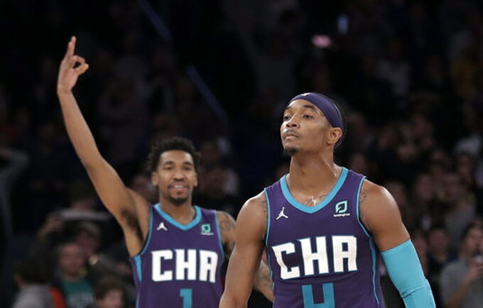 D.Grahamas lemiamu metimu išplėšė pergalę „Hornets“ (Scanpix nuotr.)