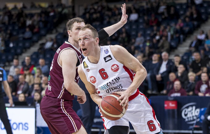 G.Matulis toliaus žais Utenoje (LKL nuotr.)