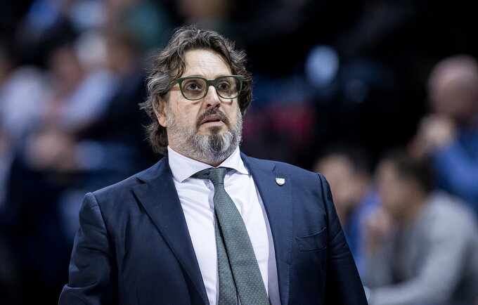 A.Trinchieri turėjo priekaištų teisėjams („Betsafe-LKL“ nuotr.)