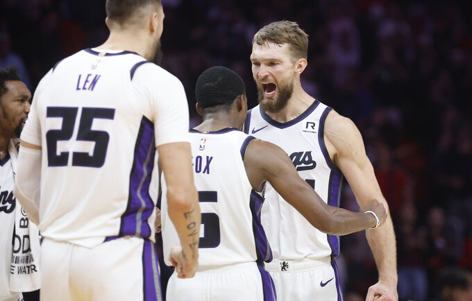 D.Sabonis pataikė pergalingą metimą (Scanpix nuotr.)