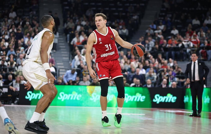 R.Jokubaitis surinko 7 taškus (Euroleague.net)