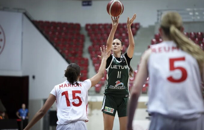 G.Galvanauskaitė buvo geriausia tarp lietuvių (FIBA nuotr.)