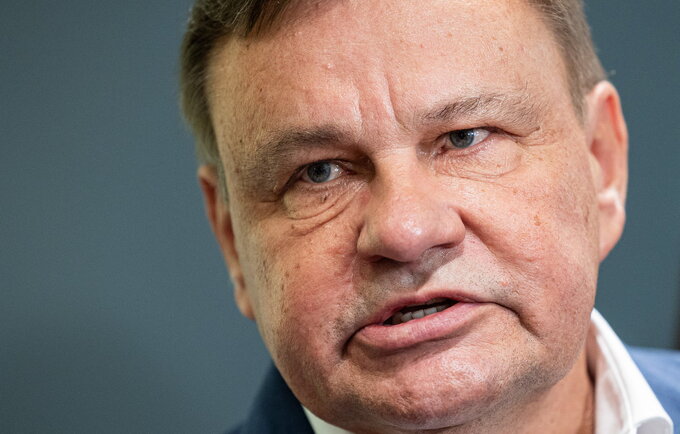 V.Gedvilas užsieniečio prie rinktinės vairo nemato (BNS nuotr.)