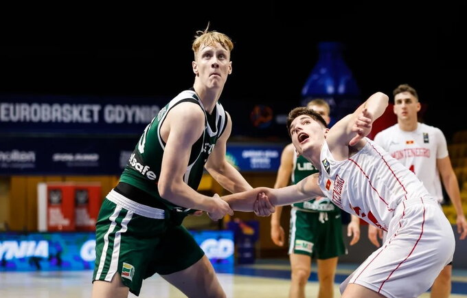 Lietuviai užtikrintai susitvarkė su Juodkalnija (FIBA Europe nuotr.)