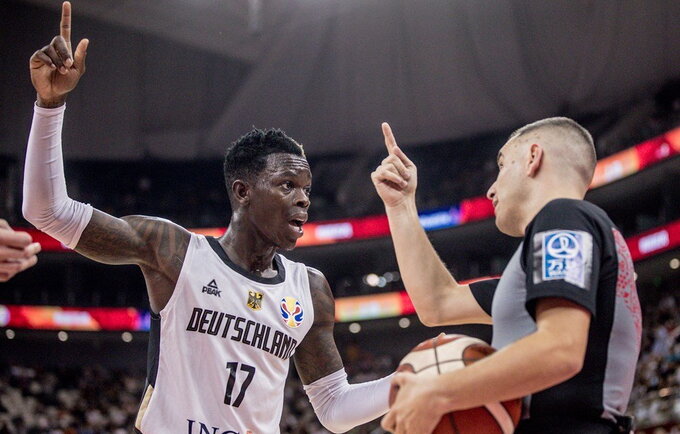D.Schroderis buvo šalia trigubo dublio (FIBA nuotr.)
