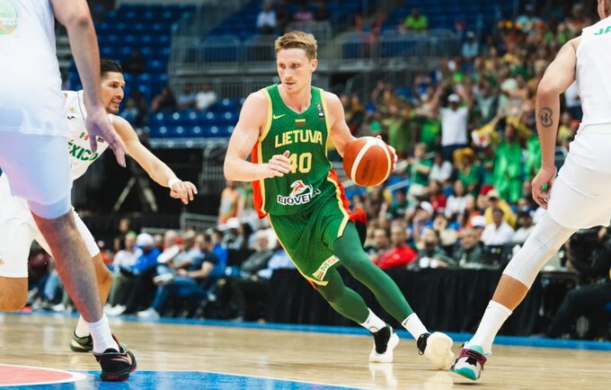 M.Grigonis patempė rinktinės puolimą (FIBA nuotr.)
