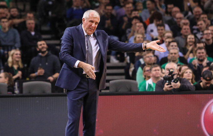 Gynybos teoriją išdėstęs Ž.Obradovičius: „Žalgiris“ žaidžia puikiai ir primena pernykštę komandą