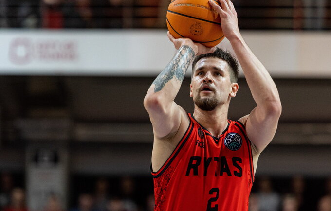 M.Normantas ir „Rytas“ šį vakarą žais su „7bet-Lietkabeliu“ (BNS nuotr.)