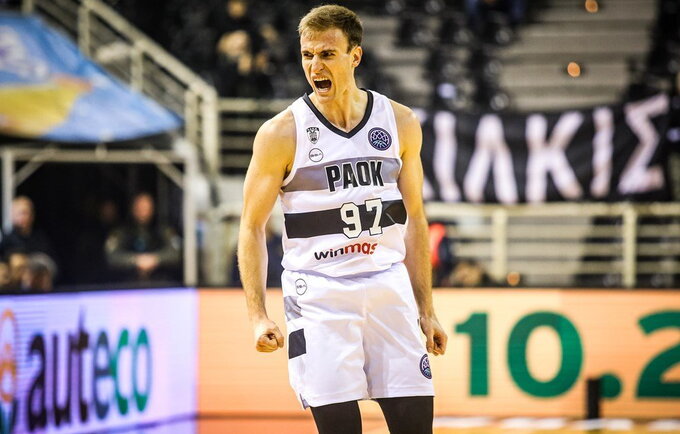 L.Beliauskas buvo sunkiai sulaikomas (FIBA nuotr.)