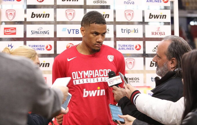 A.Toupane'as laukia mačo su žalgiriečiais („Olympiacos“ nuotr.)