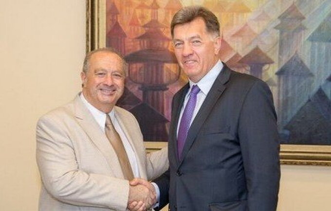 FIBA prezidento ir A.Butkevičiaus susitikimas (LKF nuotr.)