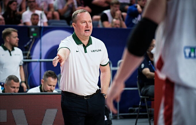 K.Maksvytis lieka prie rinktinės vairo (FIBA Europe nuotr.)