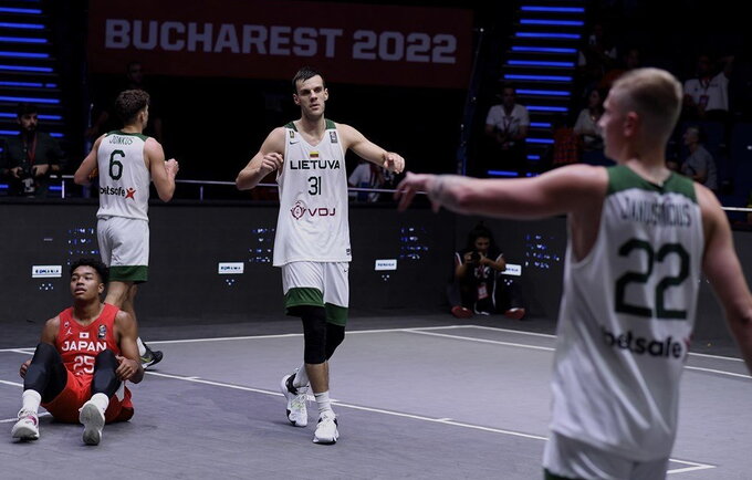 E.Žilius pataikė svarbų metimą (FIBA nuotr.)