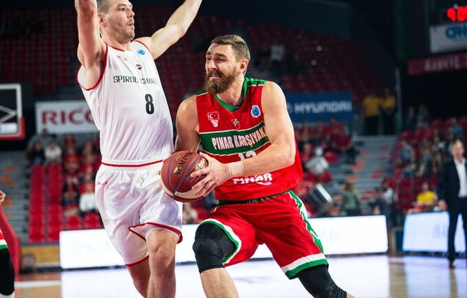 D.Gailius pralaimėtas rungtynes stebėjo iš šalies (FIBA Europe nuotr.)
