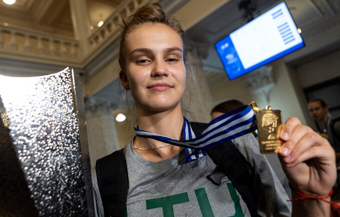 J.Jocytė parsivežė trofėjus (BNS nuotr.)