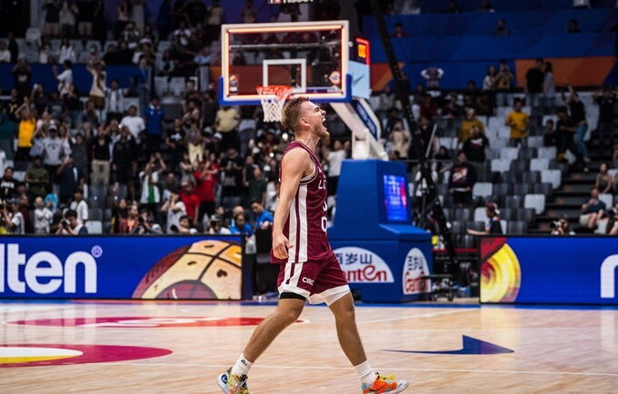A.Žagaras tempė į priekį Latviją (FIBA nuotr.)