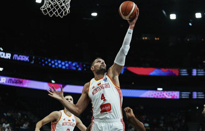 N.Vučevičius yra pagrindinis Juodkalnijos ginklas (FIBA nuotr.)