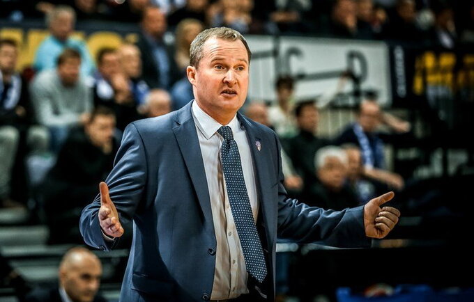 K.Maksvytis teigė, jog D.Gailius kiek „pasėdo“ (FIBA Europe nuotr.)