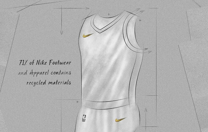 „Nike“ aprangose bus naudojamos perdirbtos žaliavos