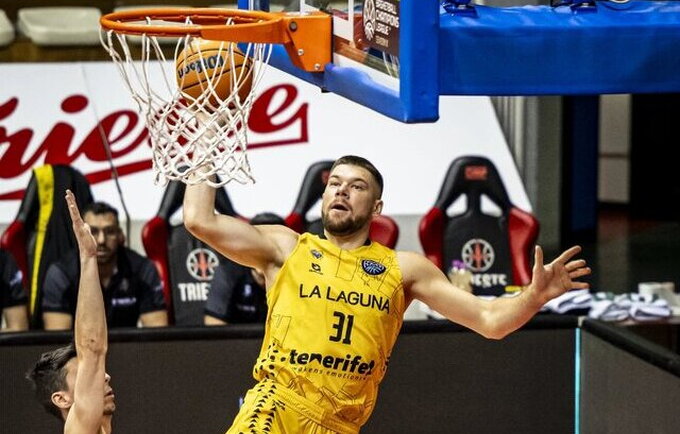 R.Giedraitis buvo kuklus (FIBA Europe nuotr.)