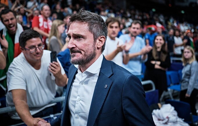 G.Pozzecco viliojamas graikų komandos (FIBA Europe nuotr.)