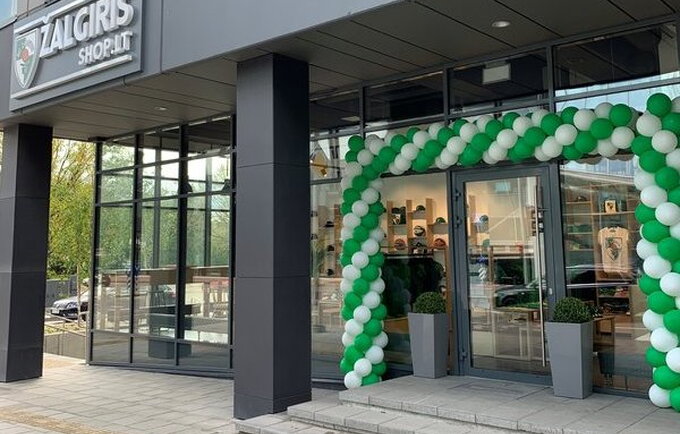 Sostinėje duris atvėrė „Žalgirio“ parduotuvė (www.zalgiris.lt nuotr.)