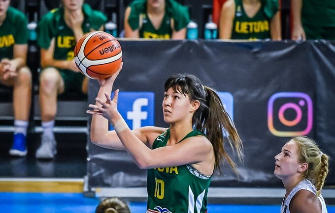 U.Čižauskaitė dominavo po krepšiais (FIBA Europe nuotr.)