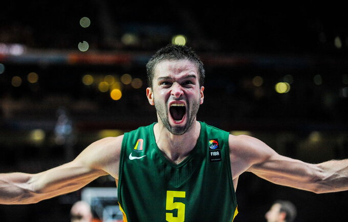 M.Kalniečio emocijos tapo gražiausia čempionato akimirka (Fotodiena.lt nuotr.)