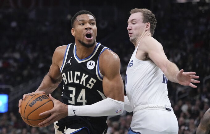 G.Antetokounmpo sustabdė trauma (Scanpix nuotr.)