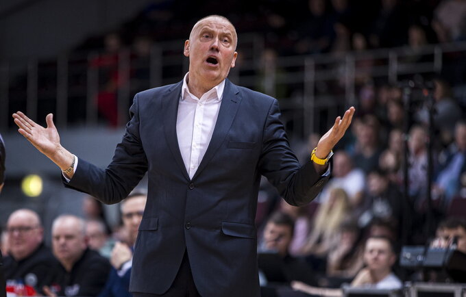 R.Kurtinaitis nestokojo nusivylimo (LKL nuotr.)