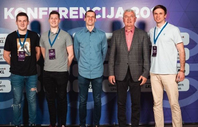 LKL konferencijoje patirtimi dalijosi J.Kazlauskas, B.Matkevičius ir kiti (BNS nuotr.)