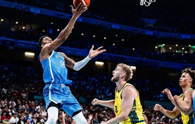 G.Antetokounmpo vedė graikus į pergalę (FIBA nuotr.)