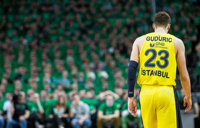 „Žalgiris“ – „Fenerbahče“: grubi teisėjų klaida, dingęs L.Westermannas, A.Milaknio neišnaudoti šansai ir „Fenerbahče“ vedlys