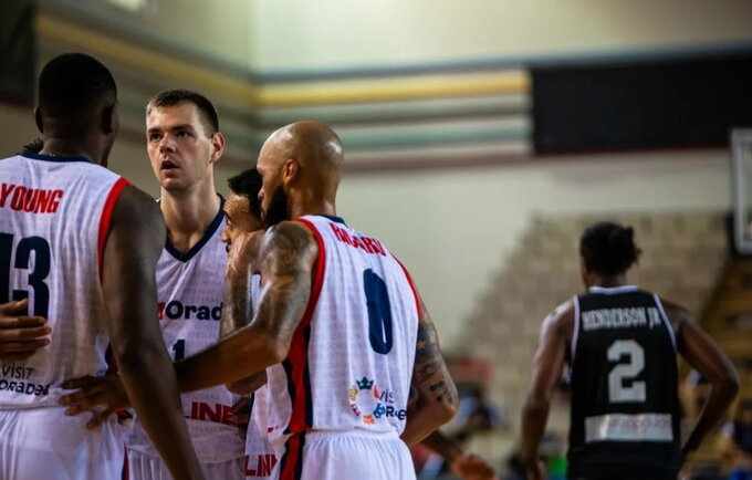 D.Tarolis ir P.Petrilevičius Čempionų lygoje nežais (FIBA nuotr.)