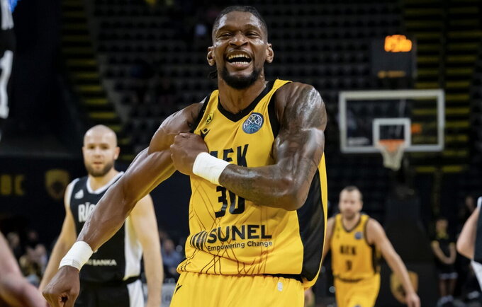 Ch.Silva domina Kauno klubą (FIBA nuotr.)