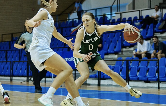 Lietuvės laimėjo mačą (FIBA nuotr.)