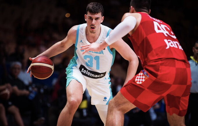 V.Čančaras į rikiuotę grįžta po traumos (FIBA nuotr.)