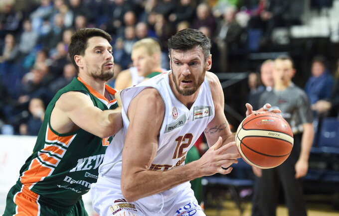 Kšištofas Lavrinovičius yra šio sezono panevėžiečių lyderis (Fotodiena.lt)