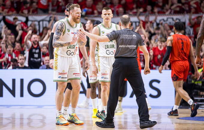 I.Brazdeikį stabdo trauma (Foto: Rokas Lukoševičius)