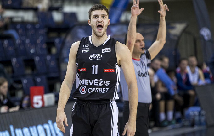 J.Marcinkevičius šiame sezone turbūt nebežais (LKL nuotr.)