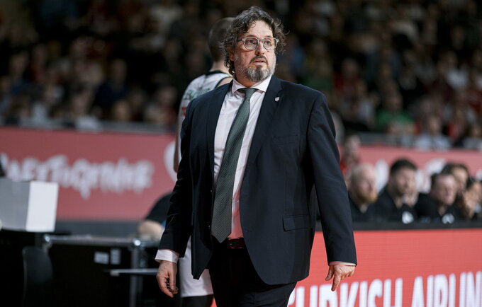 A.Trinchieri apžvelgė rungtynes (Žalgirio nuotr.)