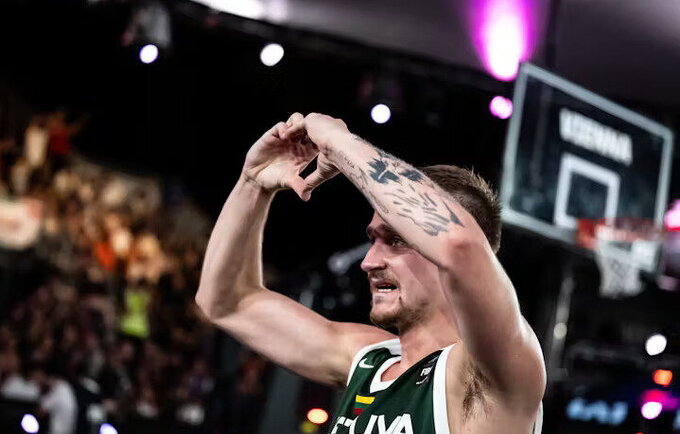 T.Januševičius vedė lietuvius į priekį (FIBA nuotr.)