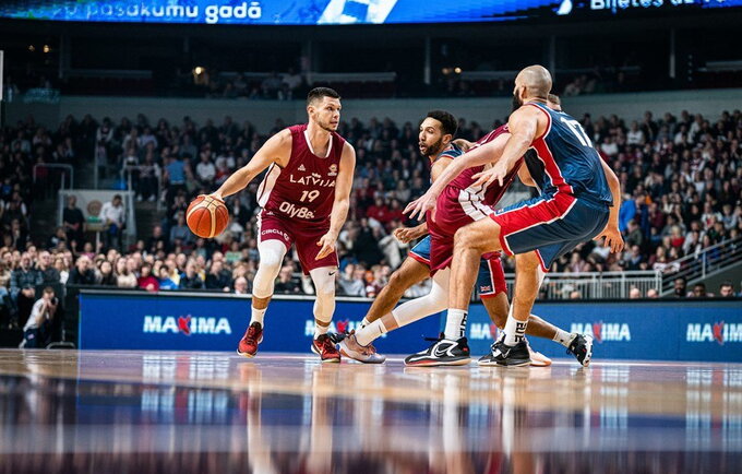 Latviai džiugino sirgalius pergale (FIBA Europe nuotr.)