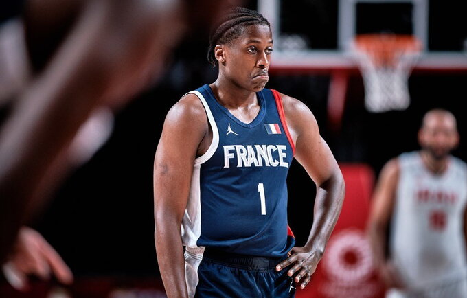 F.Ntilikina palieka rinktinę (FIBA nuotr.)