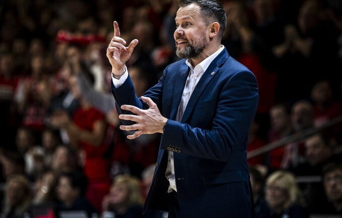 G.Žibėnas apžvelgė rungtynes su PAOK (FIBA Europe nuotr.)