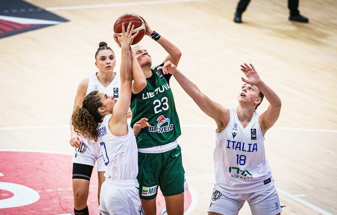 Lietuvės pasiekė antrą pergalę (FIBA nuotr.)
